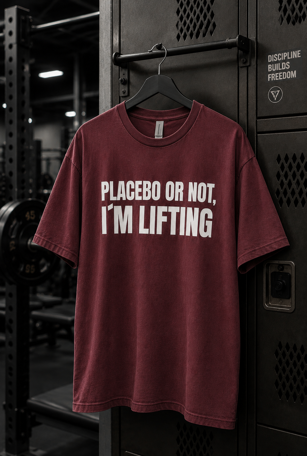 Placebo Or Not I'm Lifting Oversized Tee