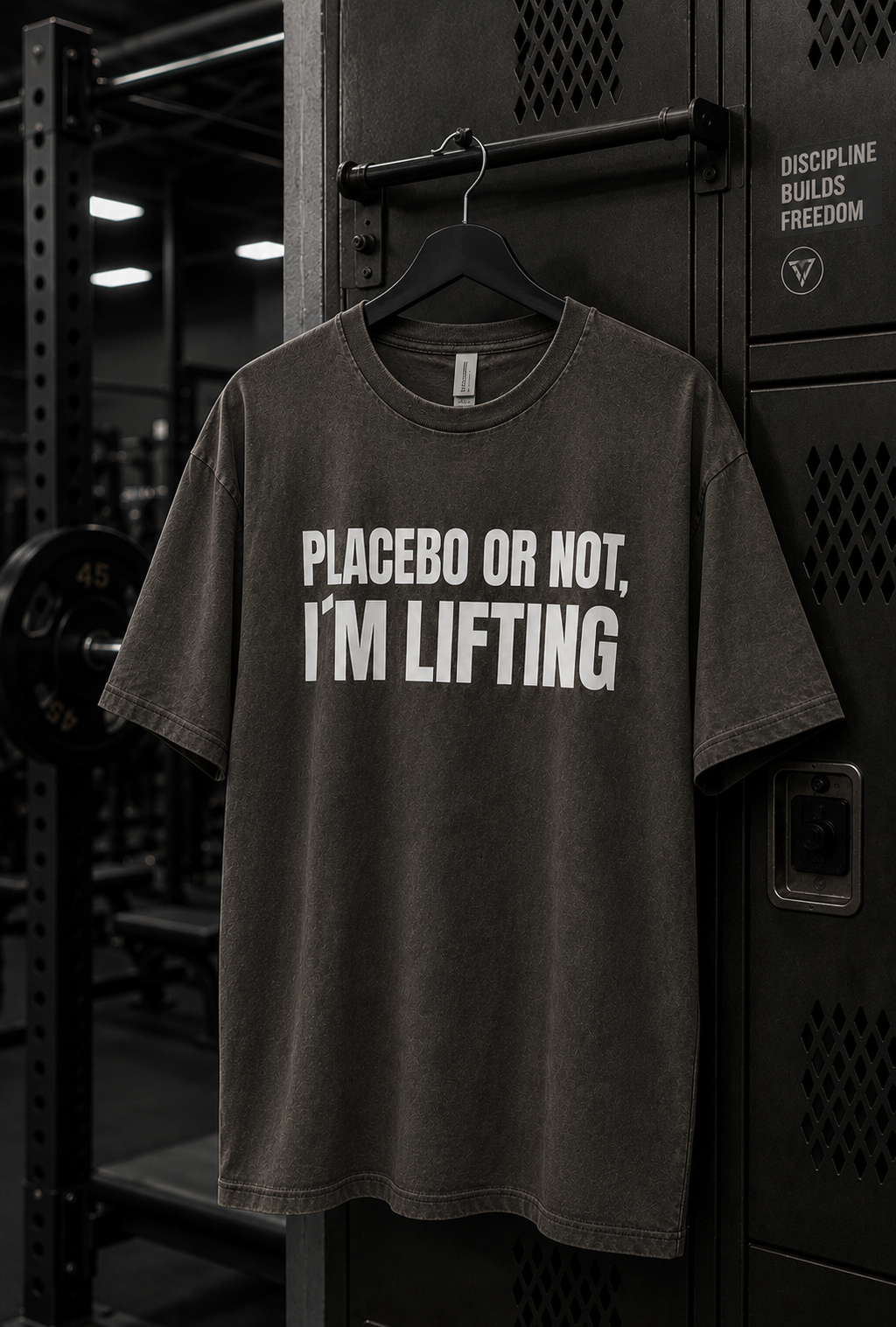 Placebo Or Not I'm Lifting Oversized Tee