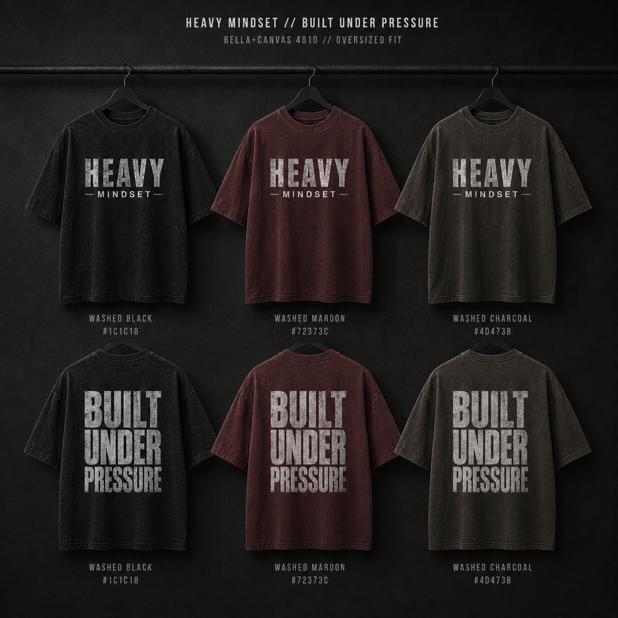 VANTAPUMP Heavy Mindset Oversized Tee.