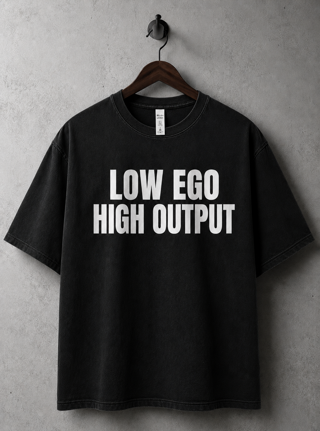 LOW EGO HIGH OUTPUT — VANTAPUMP Oversized Tee