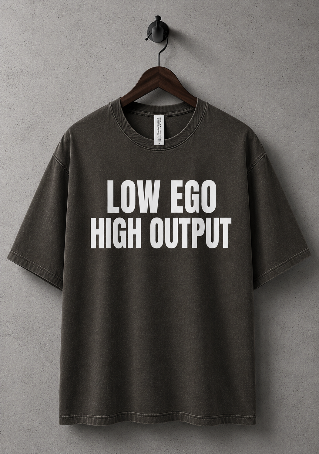 LOW EGO HIGH OUTPUT — VANTAPUMP Oversized Tee