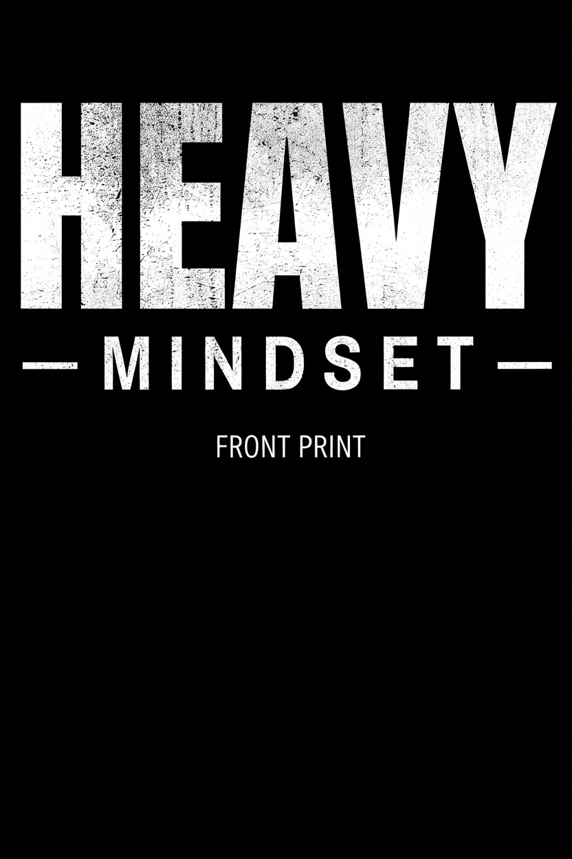 Heavy Mindset - estampado delantero