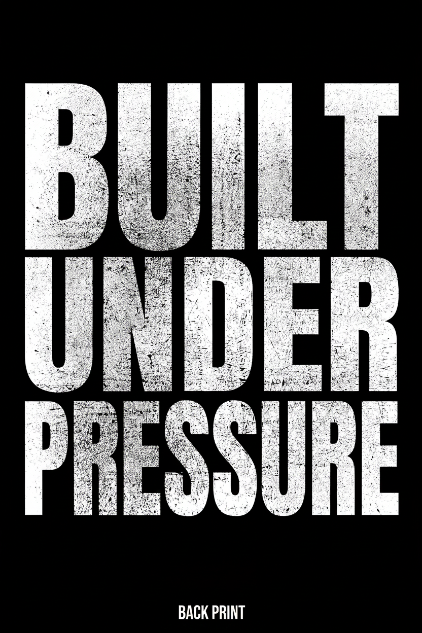 Built Under Pressure - estampado espalda